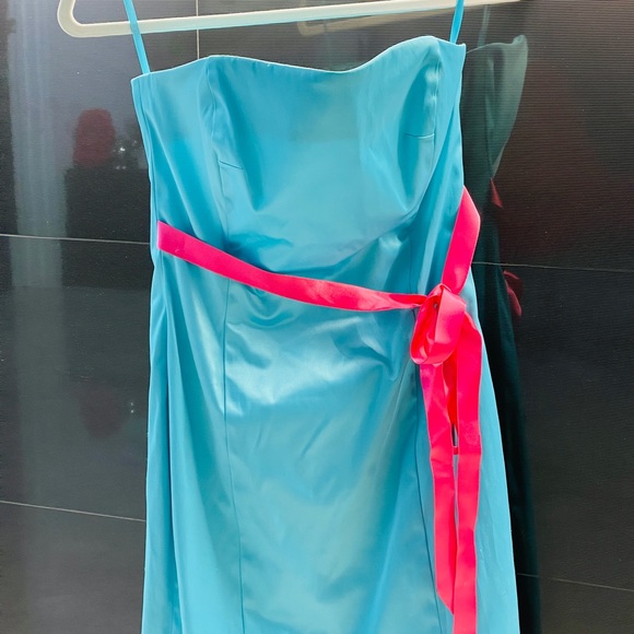 Aquamarine Beautiful Strapless dress - Picture 5 of 8